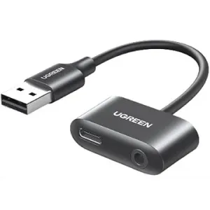 UGREEN USB Audio Converter USB-A to USB-C with 3,5 mm Headphone Jack