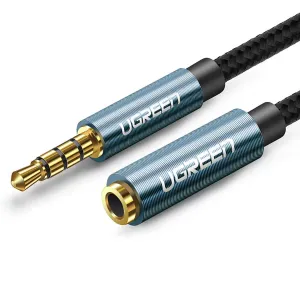Ugreen AV118 predlžovací audio kábel 3.5mm mini jack M/F 1m, modrý (40673)