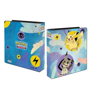 UltraPro Pokémon: 3 kroužkové sběratelské album - Pikachu a Mimikyu