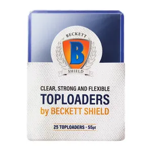 UltraPro Toploader Beckett Shield 55pt - 25 ks