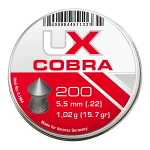 Diabolo Cobra 5.5 mm Umarex® / 200 ks (Farba: Viacfarebná) #2384080