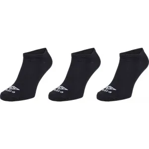 Umbro NO SHOW LINER SOCK - 3 PACK Ponožky, čierna, veľkosť #465396