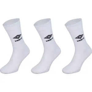Umbro SPORTS SOCKS - 3 PACK Ponožky, biela, veľkosť #429975