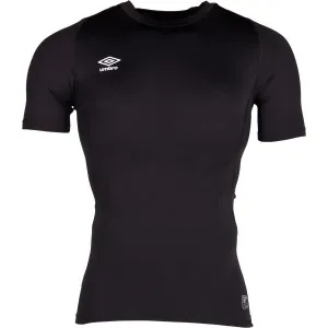 Umbro CORE SS CREW BASELAYER Pánske športové tričko, čierna, veľkosť #465502
