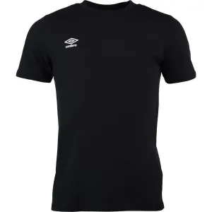 Umbro FW SMALL LOGO TEE Pánske tričko, čierna, veľkosť #6185819