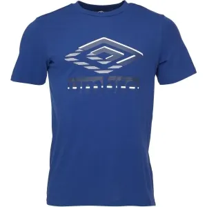 Umbro GLITCH GRAPHIC TEE Pánske tričko, modrá, veľkosť