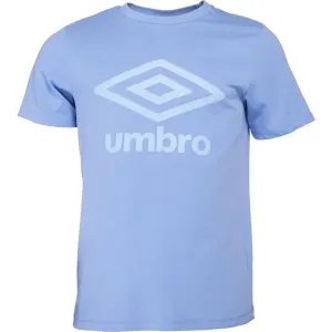 Umbro LARGE COTTON LOGO TEE Pánske tričko, modrá, veľkosť #6892880