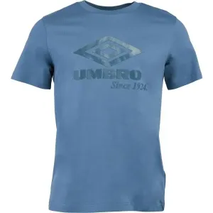 Umbro LARGE LOGO TEE Pánske tričko, modrá, veľkosť #5943409