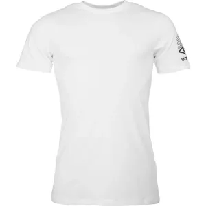 Umbro TERRACE GRAPHIC TEE Pánske tričko, biela, veľkosť