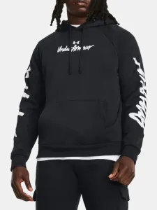 Under Armour UA Rival Fleece Graphic HD Mikina Čierna