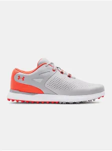 Under Armour Charged Breathe SL White/Halo Gray/Electric Tangerine 38