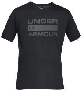 Tričko Under Armour pánske, čierna farba, s potlačou #2196690