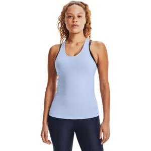 Under Armour HG Armour Racer Tank Isotope Blue/Metallic Silver L Fitness tričko