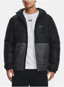 Šedo-čierna pánska zimná bunda Under Armour UA STRM INS HD JKT #8215240