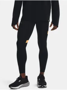 Under Armour Men's UA Speedpocket Tights Black/Orange Ice XL Bežecké nohavice/legíny