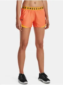 Nohavice a kraťasy pre ženy Under Armour - oranžová, žltá #608301
