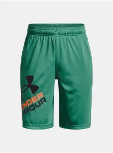 Zelené športové šortky Under Armour UA Prototype 2.0 Logo Shorts