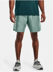 Svetlo zelené pánske športové kraťasy Under Armour UA Woven Emboss Shorts