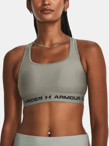 Under Armour Bra Crossback Mid Bra-GRN - Women #7671294