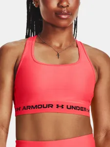 Under Armour Bra Crossback Mid Bra-RED - Women #7665376