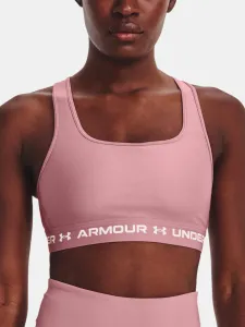 Under Armour Bra UA Crossback Mid Bra-PNK - Women #6526820
