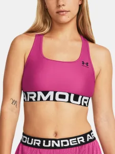 Under Armour Bra UA HG Authentics Mid Branded-PNK - Women #9520386