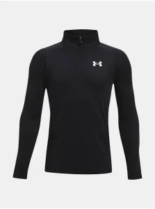 Čierne športové tričko Under Armour UA Tech 2.0 1/2 Zip #1045079