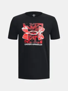 Under Armour T-Shirt UA B BOX LOGO CAMO SS MFO-BLK - Boys #9526887