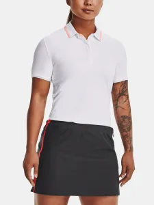 Under Armour T-Shirt UA Iso-Chill SS Polo-WHT - Women #4832067