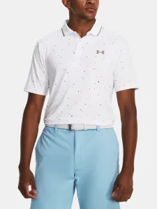 Under Armour T-Shirt UA Iso-Chill Verge Polo-WHT - Men #8534514