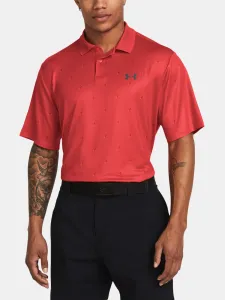 Under Armour T-Shirt UA Perf 3.0 Printed Polo-RED - Men's