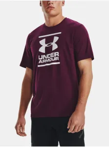 Funkčné tričko Under Armour 1326849-101, fialová farba, s potlačou
