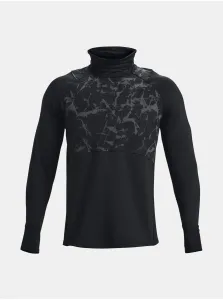 Čierne pánske športové tričko s rolákom Under Armour UA OUTRUN THE COLD FUNNEL