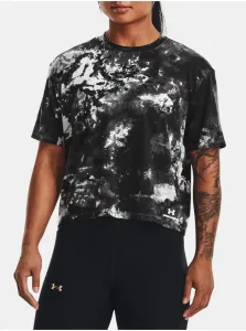 Čierne dámske vzorované športové tričko Under Armour Energy #613357