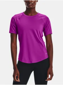 Tričká s dlhým rukávom pre ženy Under Armour - fialová #605486