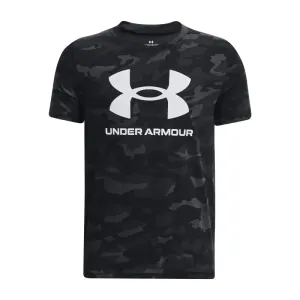 Under Armour SPORTSTYLE Chlapčenské tričko, čierna, veľkosť #7822044