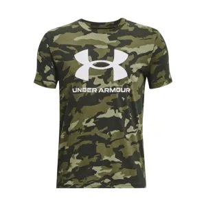 Under Armour SPORTSTYLE Chlapčenské tričko, zelená, veľkosť