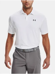 Under Armour T2G POLO Pánske golfové polo tričko, biela, veľkosť L