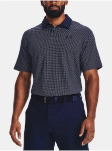 Under Armour T2G PRINTED POLO Pánske golfové tričko, tmavo modrá, veľkosť