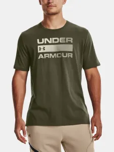 Under Armour UA Team Issue Wordmark SS Tričko Zelená