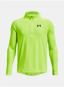 Neónovo zelené športové tričko Under Armour UA Tech 2.0 1/2 Zip #6092033