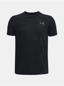 Čierne chlapčenské športové tričko Under Armour UA Tech Vent Jacquard SS #8203177