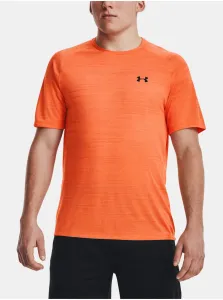 Oranžové pánske melírované športové tričko Under Armour UA Tiger Tech 2.0 #6785422