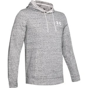 Under Armour SPORTSTYLE TERRY HOODIE-WHT - Size:S