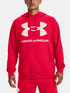 Under Armour Sweatshirt UA Rival Fleece Big Logo HD-RED - Men's