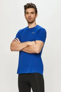 Tréningové tričko Under Armour Tech 2.0 modrá farba, jednofarebné