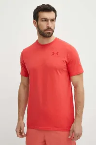 Tričko Under Armour pánsky, červená farba, s potlačou, 1326799