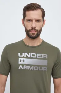 Under Armour UA TEAM ISSUE WORDMARK SS Pánske tričko, zelená, veľkosť #8136869