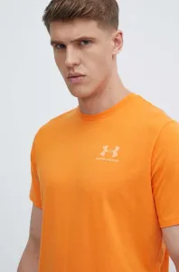 Under Armour SPORTSTYLE LC SS Pánske tričko, oranžová, veľkosť #9431998