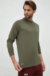 Tréningové tričko s dlhým rukávom Under Armour Tactical zelená farba, jednofarebné #3152959